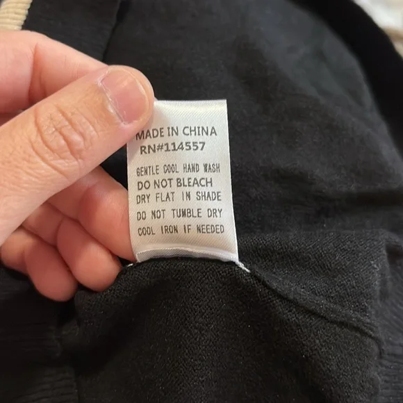 THML Black Ruffle Sweater w/ Horse Print Sleeveless SZ S EUC - Picture 6 of 6